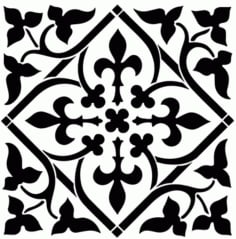 Laser Cut Floral Pattern Free Vector DXF File