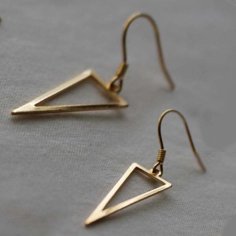 Laser Cut Geometric Earring Jewelry Patterns Free DXF and CDR File