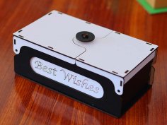 Laser Cut Gift Box Jewelry Box Template Birthday Box 3mm Free Vector