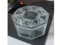 Laser Cut Gift Box Template Octagon Jewelry Box 3mm Vector File