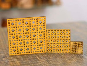 Laser Cut Grill Design Template Geometric Pattern Design