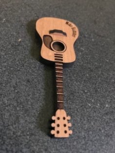 Laser Cut Guitar Toy Model Free File for Laser Cutting