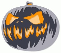 Laser Cut Halloween Light Box DXF and CDR File
