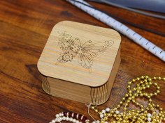 Laser Cut Jewelry Box Template 3mm Vector File