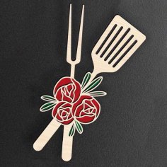 Laser Cut Kitchen Art Template Wall Art Decor CDR and DXF File