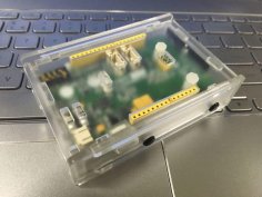 Laser Cut LinkIt ONE Acrylic Case CDR and DXF File for CNC Laser Cutting