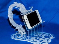 Laser Cut Mobile Stand Dragon Drawings CDR File