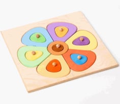 Laser Cut Montessori Early Educational Toy Color Learning Baby Kids Shape Sorting Toy CDR File