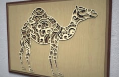Laser Cut Multilayer Panel for Wall Decor Free CDR File