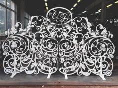 Laser Cut Openwork Wedding Screen Panel CDR, DXF and AI File