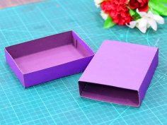 Laser Cut Paper Craft Slide Box Paper Gift Box Origami Craft DXF and CDR File