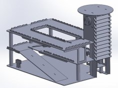 Laser Cut Parking Garage Architecture Model Ai Vector File