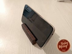 Laser Cut Phone Stand Template CDR File