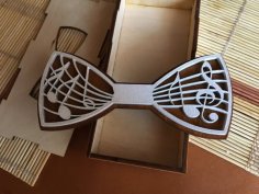 Laser Cut Plywood Butterfly Music CDR File