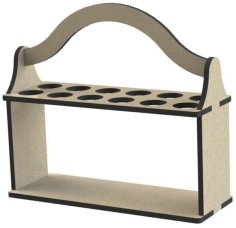 Laser Cut Plywood Easter Egg Organizer Stand CDR File