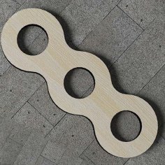 Laser Cut Plywood Fidget Spinner for Kids CDR and DXF File