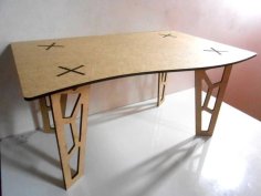 Laser Cut Plywood Square Table DXF File