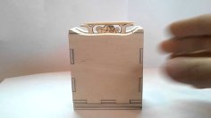 Laser Cut Plywood Toothpick Dispenser Box CDR File
