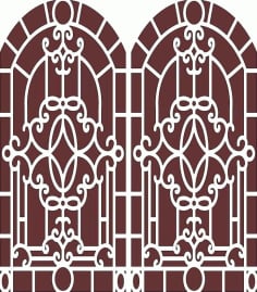 Laser Cut Privacy Partition Indoor Panel Screen Room Divider Free DXF File