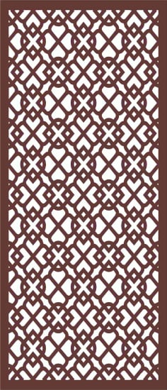 Laser Cut Privacy Screen Panels Room Separator Pattern Vector File
