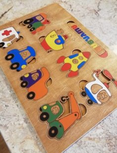 Laser Cut Puzzle Game for Kids CDR File
