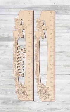 Laser Cut Rulers for March 8 Scale CDR File