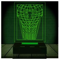 Laser Cut Spider Man Suit 3D Illusion Acrylic Lamp CDR File