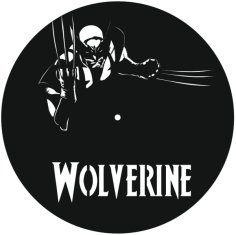 Laser Cut Wolverine Wall Clock Layout CDR File