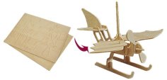 Laser Cut Wooden Airplane Toy Model DXF File