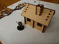 Laser Cut Wooden Architecture Mini House DXF File
