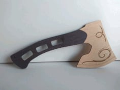 Laser Cut Wooden Axe Free DXF Vectors File