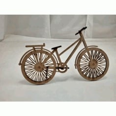 Laser Cut Wooden Bicycle DXF File