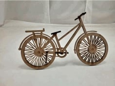 Laser Cut Wooden Bike Bicycle Free DXF Vectors File