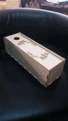 Laser Cut Wooden Box for Wedding Gift CDR File