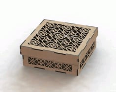 Laser Cut Wooden Box Template Free Free DXF Vectors File
