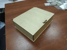 Laser Cut Wooden Box With Lid 4mm CDR File