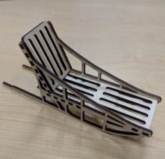 Laser Cut Wooden Child Play Sled SVG and PDF File