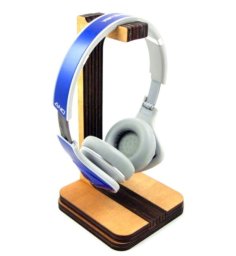 Laser Cut Wooden Headphone Stand Desk Stand SVG and CDR File