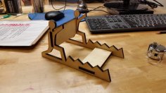 Laser Cut Wooden iPad Stand Mobile Stand Vector File