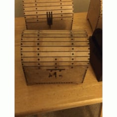 Laser Cut Wooden Mini Gift Boxes CDR Vectors File
