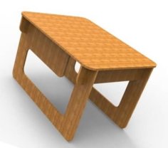 Laser Cut Wooden Mini Table Wood Coffee Table Vector File