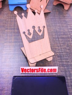 Laser Cut Wooden Mobile Stand Desktop Stand for Phone SVG and CDR File