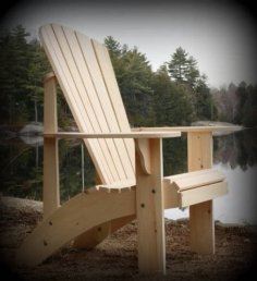 Laser Cut Wooden Outdoor Chair Layout CDR File