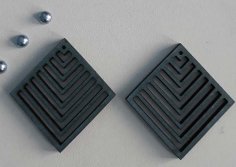 Laser Cut Wooden Pattern Earring Design SVG File