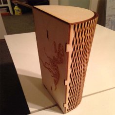 Laser Cut Wooden Puzzle Pattern Box Design Vector File