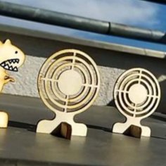 Laser Cut Wooden Puzzle Shooting Targets Free CDR and DXF File