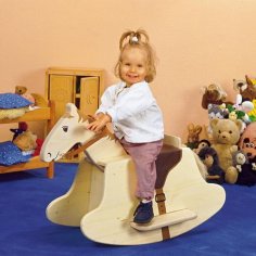 Laser Cut Wooden Rocking Horse for Kids Vector File