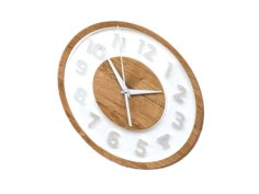 Laser Cut Wooden Round Wall Clock Design CDR and DXF Vector File