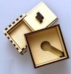 Laser Cut Wooden Storage Box CDR File