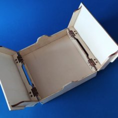 Laser Cut Wooden Storage Box Design Vector File